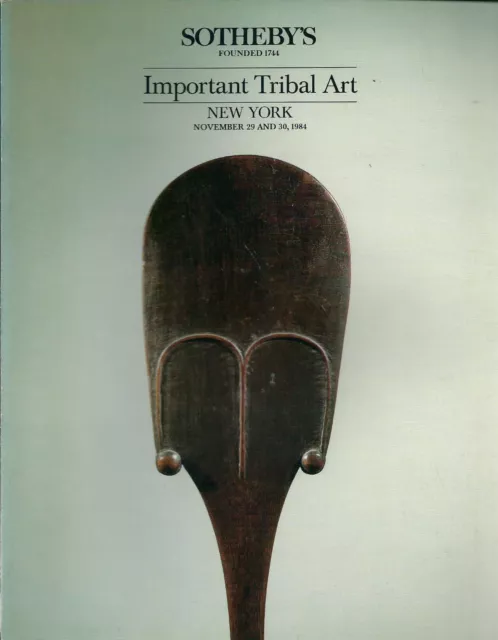 SOTHEBY’S TRIBAL ART AFRICAN OCEANIC Hawaii Maori Auction Catalog 1984