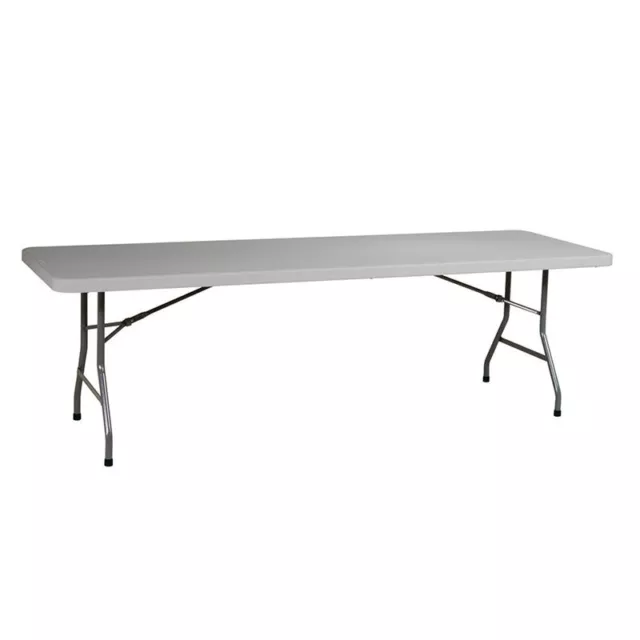 8 foot Light Gray Resin Multi Purpose Table