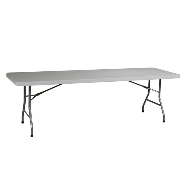 8 foot Light Gray Resin Multi Purpose Table