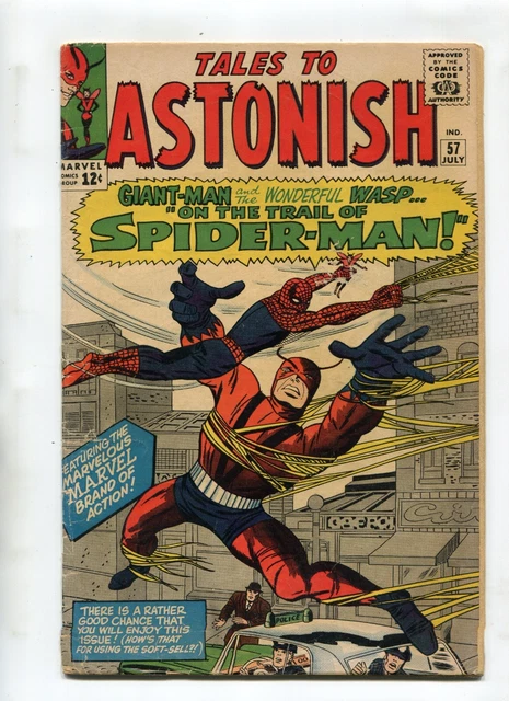 Tales To Astonish 57, 1964, Very Nice, Spider-Man, Giant-Man