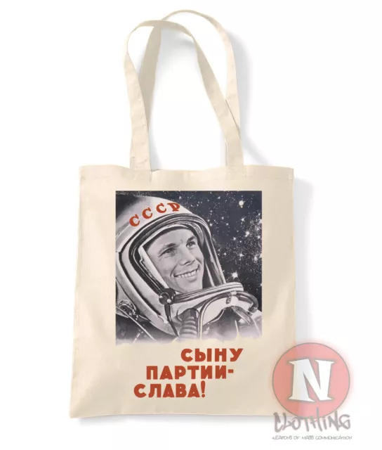 Yuri Gagarin Espacio Carreras Bolsa Urss Frío Guerra Ruso Cccp Propaganda Compra