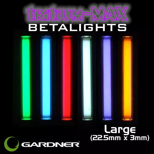 Gardner Tackle NEW Tritium Max Large Betalights Isotopes *22.5mm x 3mm*