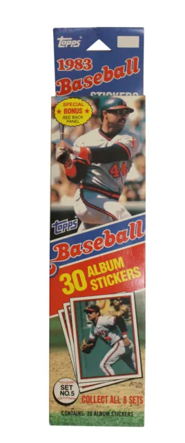 1983 MLB Album Stickers Set #5 30 Stickers 33921