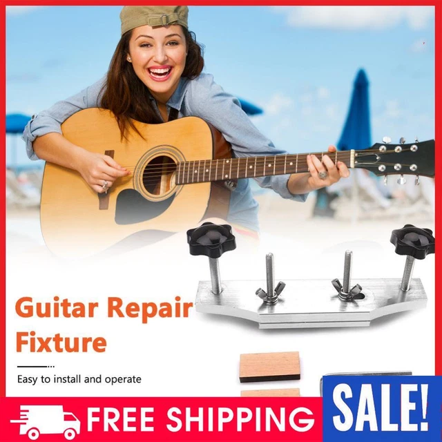 Acoustic Guitar Fixture Bonding Bridge Clamp Clip Stainless Steel Luthier Tools