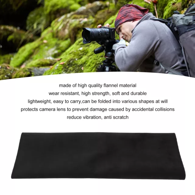 470x470mm Camera Lens Cloth Foldable Camera Lens Covers Cloth Flannel Camera