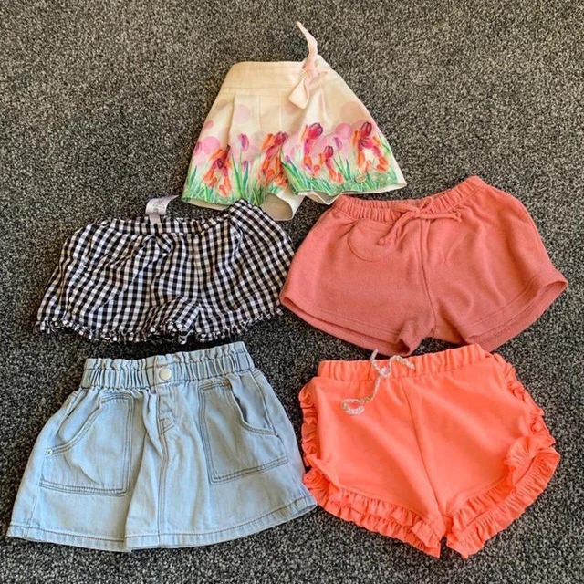 Baby girl shorts/skirts bundle 9-12 months Zara/Next