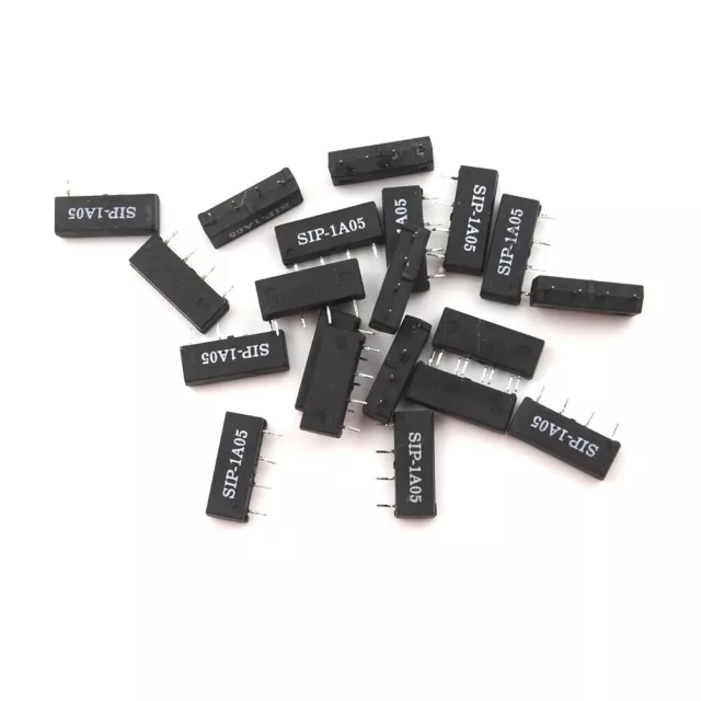 20pcs 5V Relay SIP-1A05 Reed Switch Relay 4PIN for PAN CHANG RelayH*wl SN❤