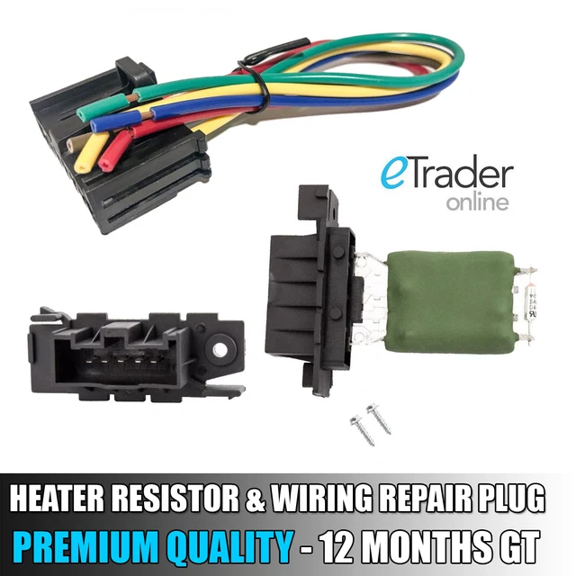 FIAT GRANDE PUNTO Heater Resister Wiring Loom Repair Plug & Resistor £