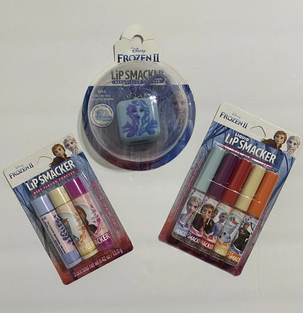Disney Frozen II Lip Smacker Bundle Lip Balms, Liquid Lip Gloss & Lip Balm Cube