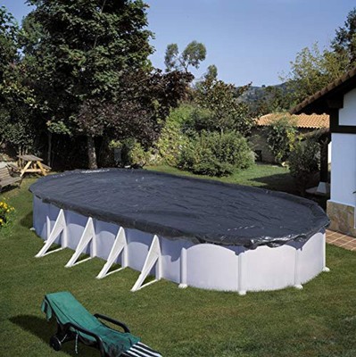 GRE CIPROV501 Copertura invernale Telo Gre per piscina ellisse ovale 500 x 300 cm 