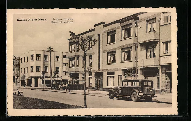 CPA Knokke-Albert-Plage, Avenue Royale