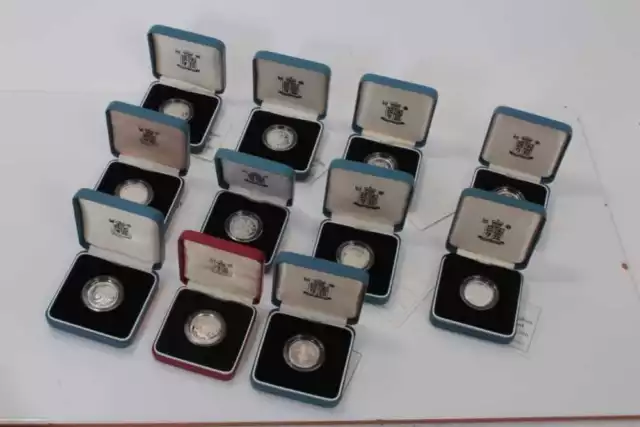 Royal Mint Silver Proof £1 One Pound Coin Choice Choose Year all boxed With COA