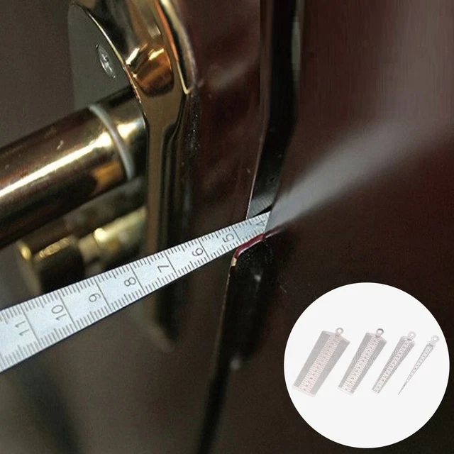 IDili Stainless Steel Digital Wedge Feeler Gauge - 0.2-10mm Range, Mechanical Gap Gauge For Inclined Surfaces