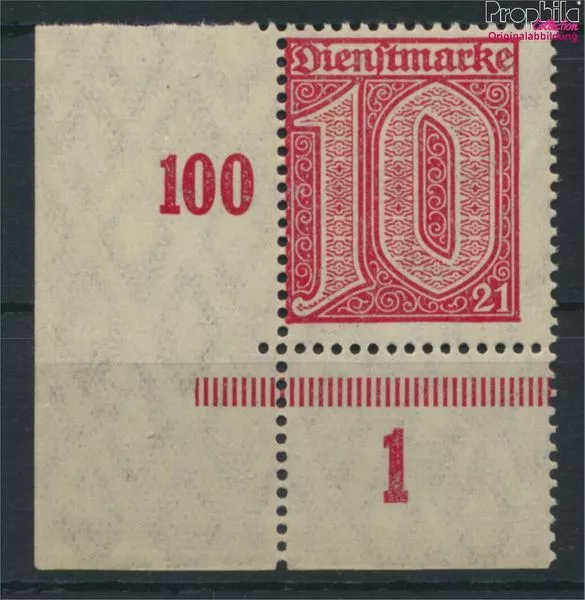 Briefmarken Deutsches Reich 1920 Mi D17 postfrisch (9773802