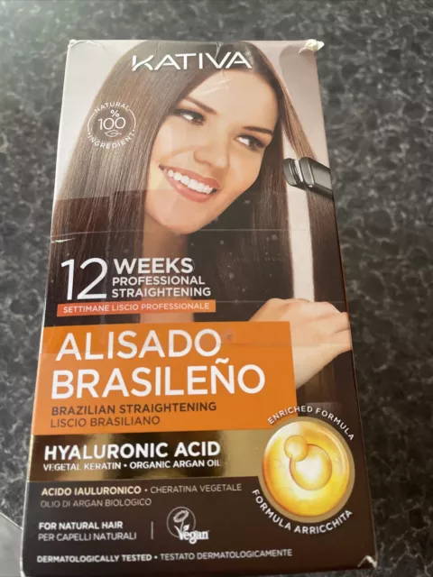BRAZILIAN STRAIGHTENING KIT - keratin hair smoothing/straightening
