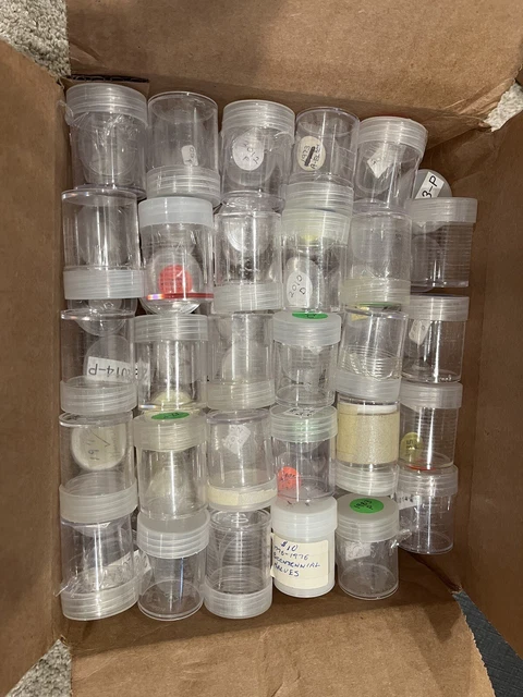 110+ Assorted USED Half Dollar Round and Square Coin Tubes Holders