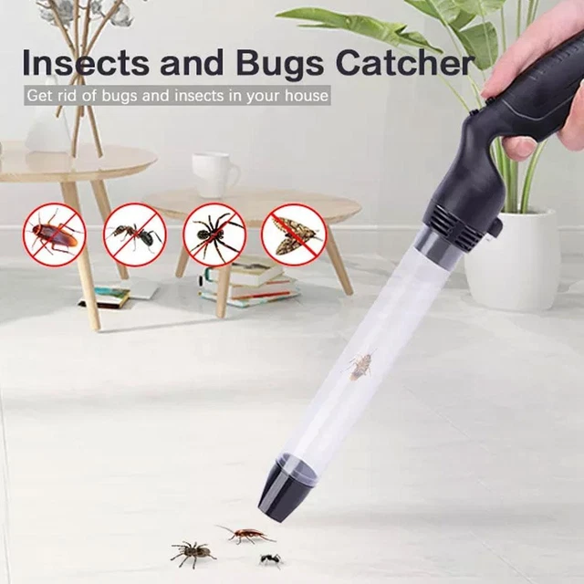 POWERFUL HANDHELD BUG Vacuum Insect Spider Pest Bee US LED With NEWS