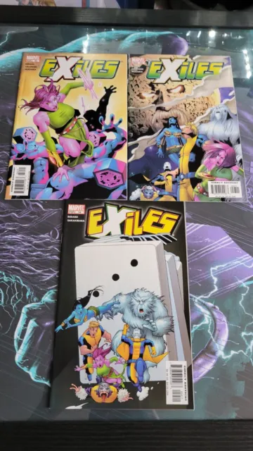 Marvel Comics Exiles Issues 52, 53, 54 Living Planet Full Story Arc