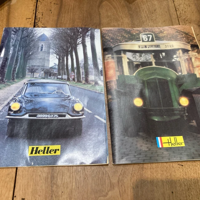 Lot De Catalogues Heller, DES, FROG, PYRO - Maquettes Vintage, Made In France
