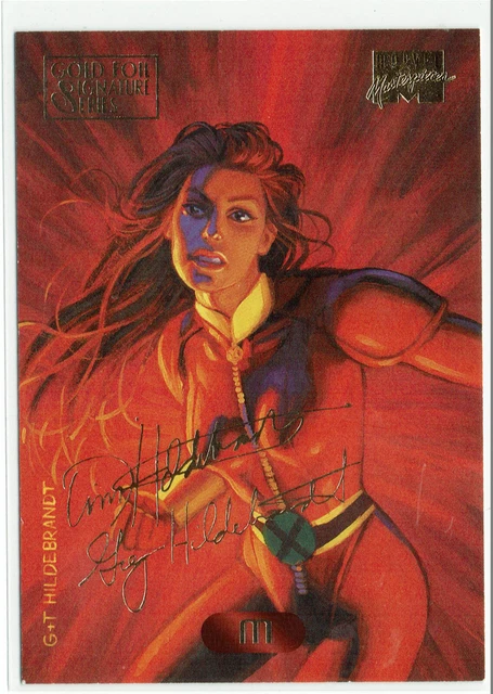 Marvel Masterpieces 1994 Gold Foil Signature Series Card #69 - M