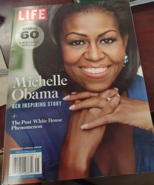 MICHELLE OBAMA HER Inspiring Story Becoming 60 2024 LIFE magazine ...