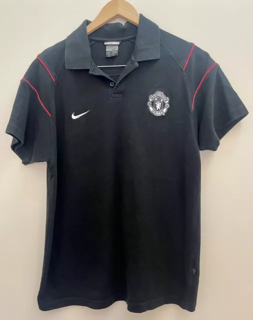 Nike Manchester United Polo Mens Medium M Football Soccer Shirt