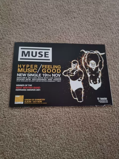 Tnewm125 Advert 5X8 Muse : 'Hyper Music / Feeling Good' Single