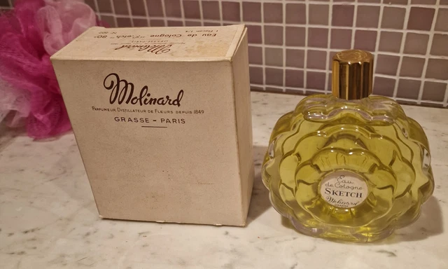 Parfum Molinard Paris Sketch 80 - Eau De Toilette 250 Ml - Boîte Ancienne - Pleine, Neuf