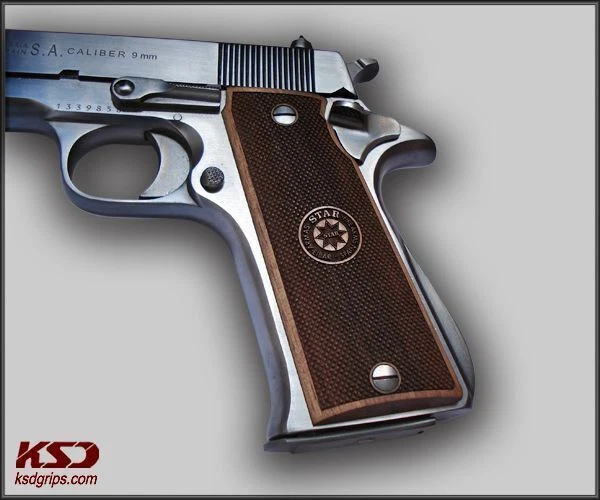 Poignées en noyer compatibles marque KSD SIG P220 diamant