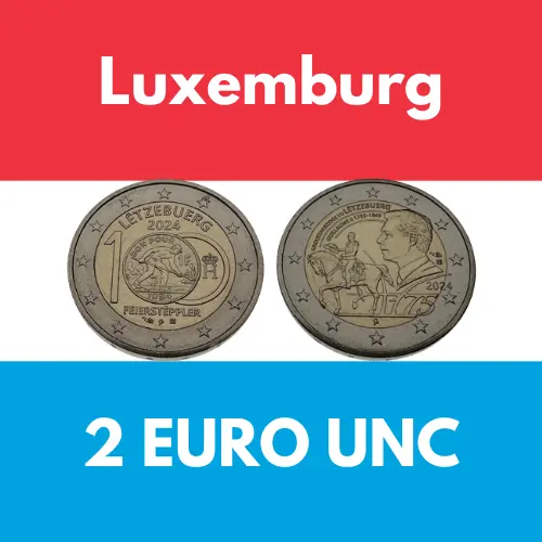 2 Euro Luxemburg 2004-2024 alle Gedenkmünzen Sondermünzen Unzirkuliert (UNC)
