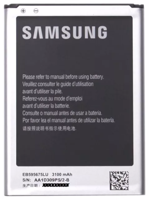 Original Samsung Galaxy Note 2 Akku EB595675LU Batterie GT-N7100 Accu Batterie