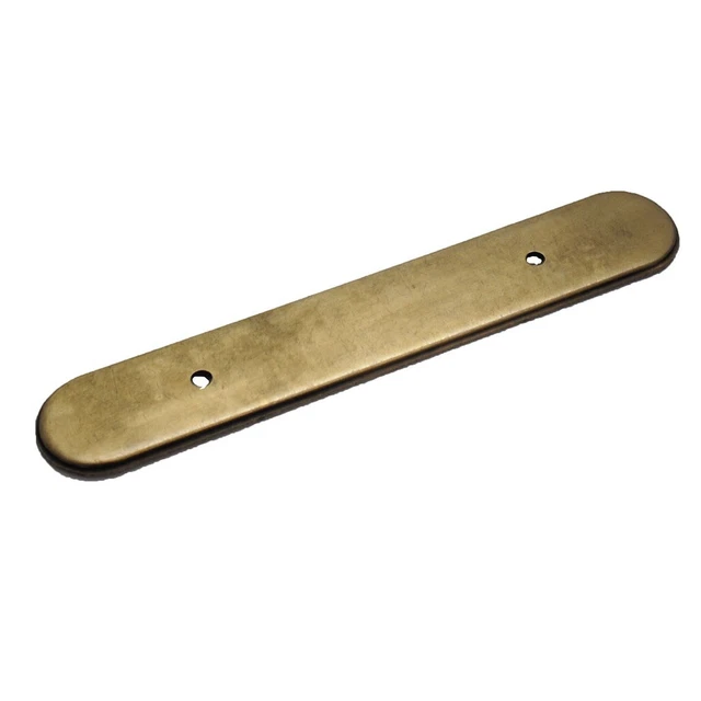 Placa posterior de extracción con mango ovalado de 3" de latón antiguo RICHELIEU BP1038-BB
