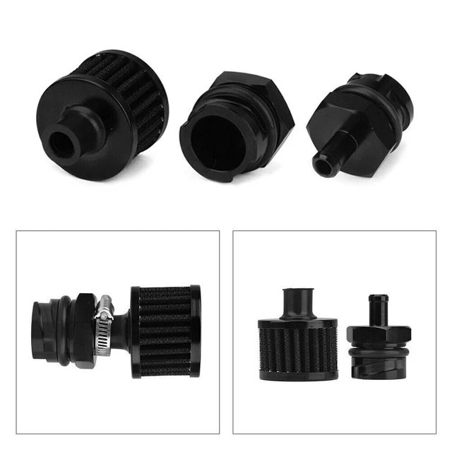 Billet Valve Cover Oil Cap Breather Fitting + Filter for LSX LS1 LS6 LS2 LS3 LS7