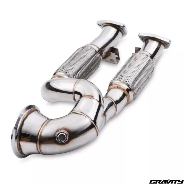 Stainless De Cat Decat Sport Race Exhaust Downpipe For Audi Rs3 8P Tt Rs 8J 11+