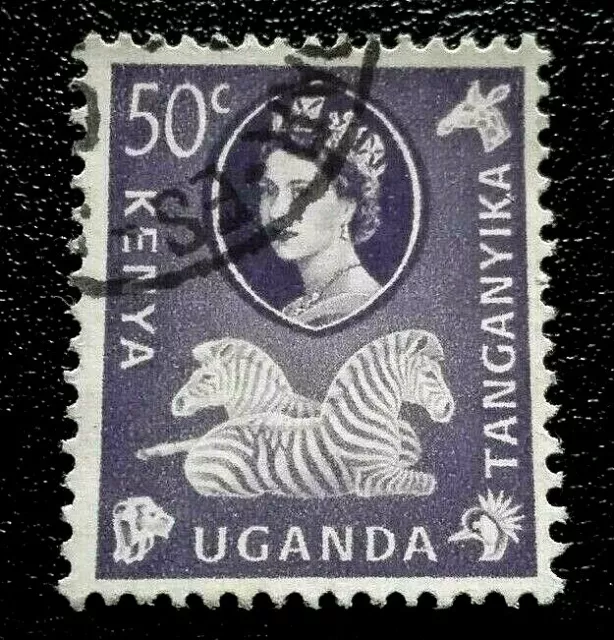 Kenya, Uganda and Tanganyika:1960 Flowers, Animals and.Rare & Collectible Stamp.