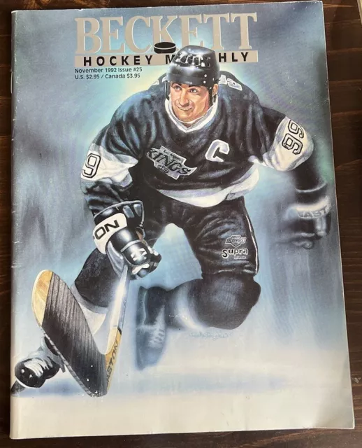 Beckett Hockey Monthly November 1992 Number 25 Issue Wayne Gretzky Magazine