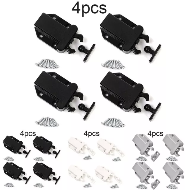 4 Apertura a Pressione Gancio Porta Chiavistello Cucina Armadietto Tocco Drawer