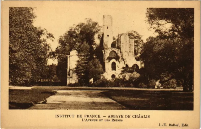 CPA Institut de France - Abbey of Chaalis - L'Avenue - Ruins (1032539)