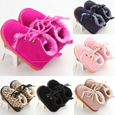 Fashion Newborn Baby Boys Girls Pram Shoes Infant Comfortable Warm Winter Boots