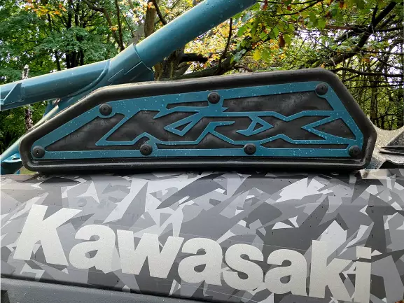 Kawasaki 1000 KRX Frog Skin Intake Covers - TEAL - Made in USA Sport Trail