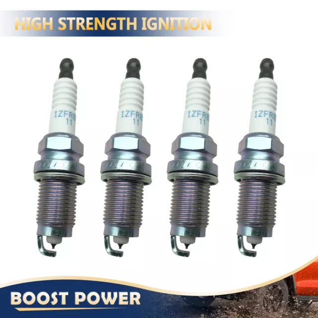 4pcs NGK Laser Iridium Spark Plugs Fits For Accord Civic CRV Acura IZFR6K11 6994