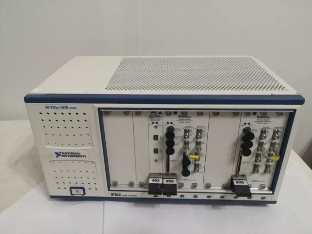 1 PCS NATIONAL INSTRUMENTS NI PXIe-1078 With 2X PXIe-5644R +PXIE8379 PXI Chassis