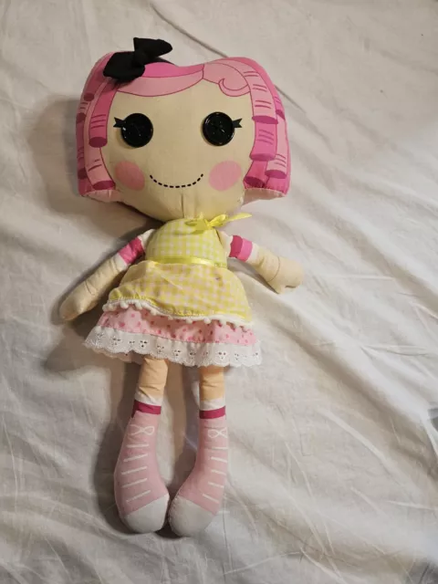 Lalaloopsy Crumbs Sugar Cookie Plush Doll Kids Toy Approx 34Cm Soft Doll