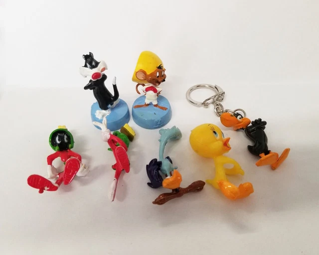 Warner Bros. Vending Toys Bobblehead Topper Keychain Tweety Marvin Pepe Daffy