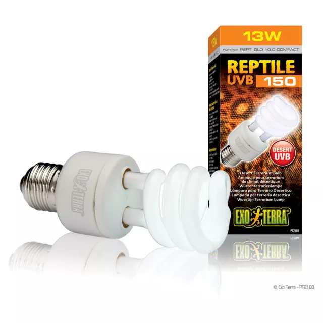 Exo Terra Reptiles Uvb 150, Différentes Tailles, Neuf