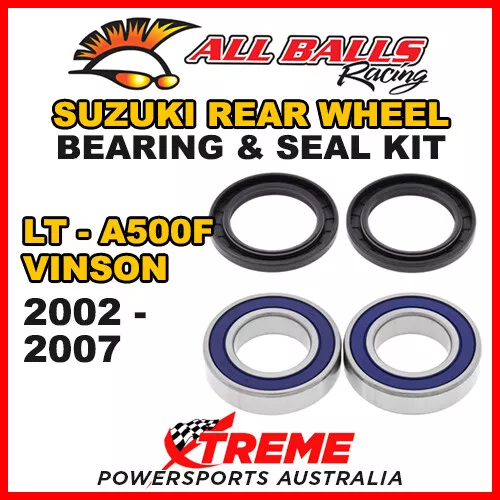 ALL BALLS 25-1293 ATV REAR WHEEL BEARING KIT For Suzuki LT-A500F VINSON 2002-200