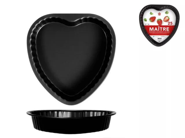 Stampo  Home antiaderente cuore modello 'maitre'  Cm 25