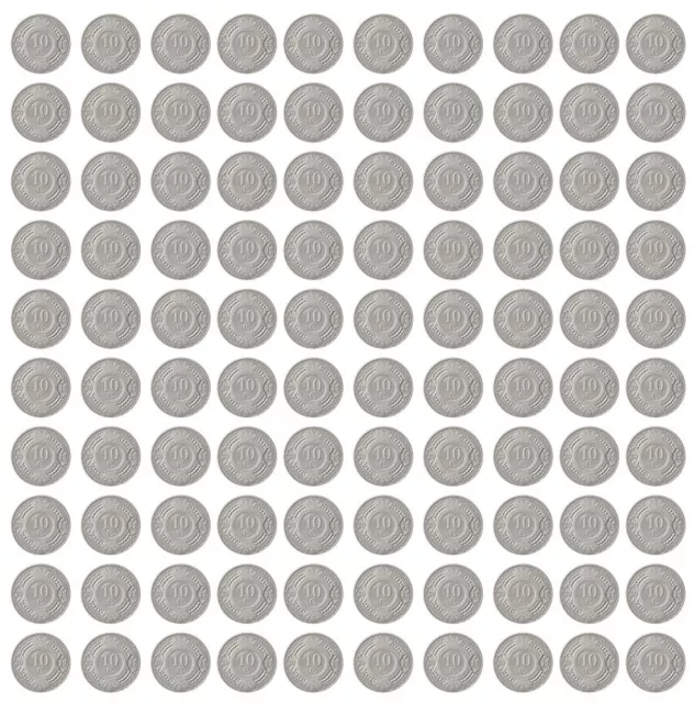 Netherlands Antilles 10 Cents, 2012, KM #34, Mint X 100 PCS