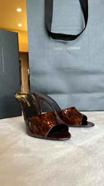 Saint Laurent 36.5 Tortoise Mule NWT (6.5 US)