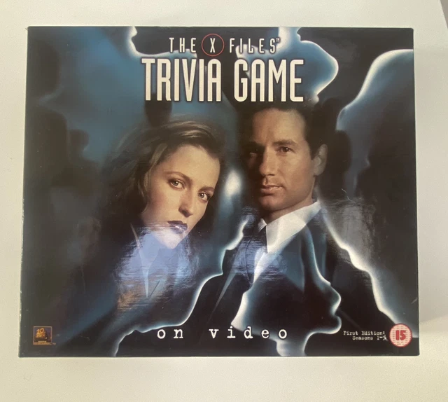 THE X FILES Trivia Game On VHS Video SciFi Board Game First Edition